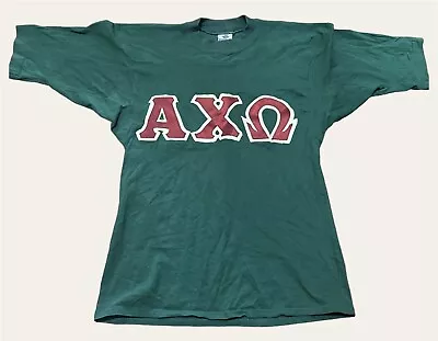 Vintage Alpha Chi Omega Sorority T-Shirt Size Small Greek Life • $29.99