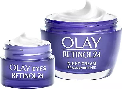 Olay Retinol 24 Skin Care Sets & Kits: Night Cream 50 Ml + Eye Cream 15 Ml Wi • £33.22