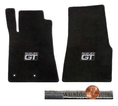 2011 2012 GT-500 & Mustang 2pc Black Ultimat Floor Mats Set - Shelby GT Logos • $160.99