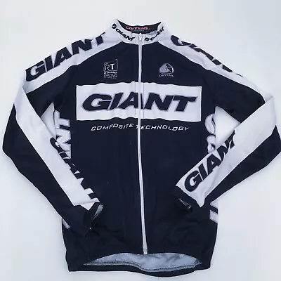 Giant Cannibal Retro Style Cycling Long Sleeve Jacket Fleece-XS-Extra Small • $25