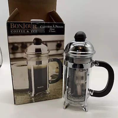 Bonjour 3 Cup Monet Stainless Steel French Press 53333 • $18