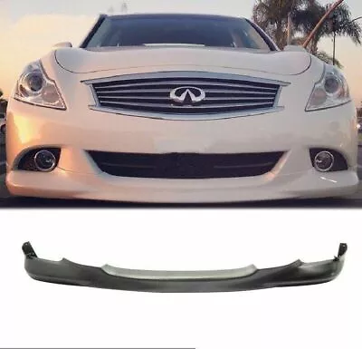 For 10-13 G37 Sedan 4DR OE Style PU Front Bumper Lip Body Kit Spoiler Chin  • $99.88