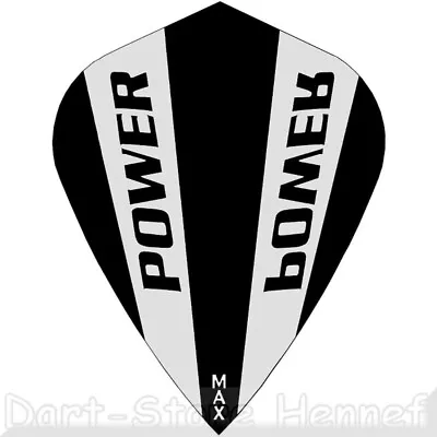 £3.46 • Buy 6 Dart Flights McCoy MAX POWER, Kite, Black, 150 Micron