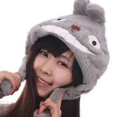 $8.19 • Buy Raccoon Aviator Pilot Party Halloween Costume Animal Plush Hat Totoro S