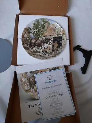 £2.49 • Buy Wedgewood Life On The Farm Collection. The Blacksmiths Forge Collectors Plate
