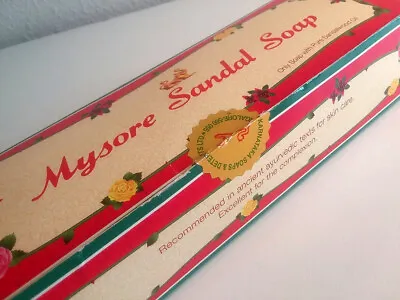 Boxed Set Of 3x 150gm Bars - Mysore Sandal Soap - Sandalwood Bliss • $8.99
