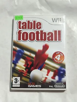 TABLE FOOTBALL Nintendo Wii Game Includes Manual Vgc • £4.98