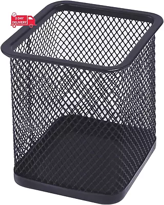 Pen Holder For Desk Wire Mesh Pencil Cup Holder For Desk Organizer For Office S • $17.19