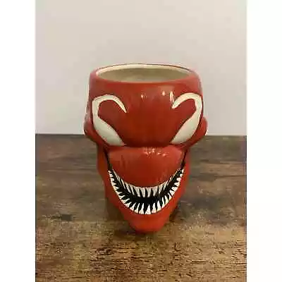 Marvel Comics Red Venom Carnage Molded Head Ceramic 16 Oz Coffee Cup Mug 2015 • $20
