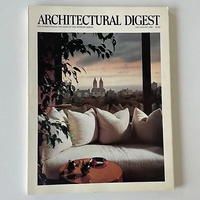 Architectural Digest  July August  1980 Mr & Mrs. Ralph Lauren VOL 37 # 6 • $29.99