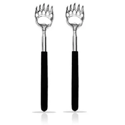 SQULIGT 2PCS Back Scratchers Bear Claw 2 Count (Pack Of 1) Silver  • $8.57