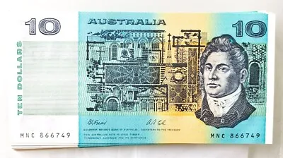1991 Australia $10 Dollars Banknote Plate F - Fraser/Cole  UNC X 1 • $50