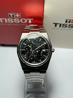 Tissot Prx 40mm Black Custom Dial Pre Owned With Box • $107.50