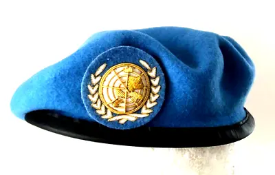 Un United Nations  Wo1 / Officer  Beret & Cap Badge • £34.95