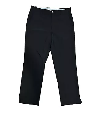 FootJoy FJ 38x34 Men's Golf Pants Black Performance Straight Fit Stretch • $22.99