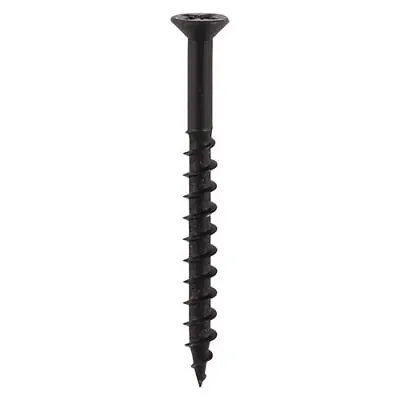Timco - Furniture Carcass Screws - PZ - Black  (Size 4.0 X 33 - 500 Pieces) • £12.56