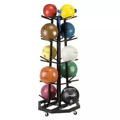 Champion Sports MBR3 Deluxe Medicine Ball Tree  Black • $395.64