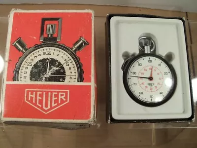 Very Nice Early  Heuer  Stop Watch / Rally Timer (boxed) (monte Carlo) • £175