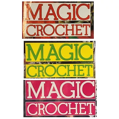 MAGIC CROCHET Magazine Vintage 1986 To 1992 - YOU CHOOSE • $8.15