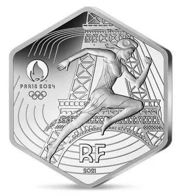 ! New ! France 10 € Euro Silver Olympic Games Paris 2024 Marianne In Cardboard • $25.99