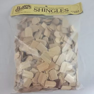 $74.95 • Buy Houseworks Roofing Shingles Dollhouse 1000 Pc Scale Model 1/12th 7104 Tapered 