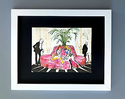 LeRoy Neiman  MONTECARLO GIRLS  1974 Signed Pop Art Print Framed  New 11x14 LS • $129