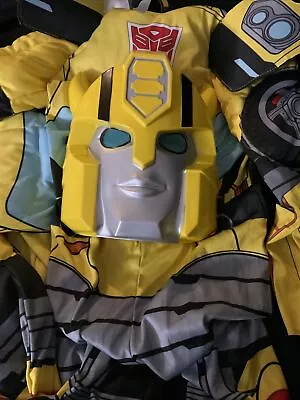 $24.99 • Buy 🎃 Transformers Bumblebee Costume Muscle-Chest W/ Mask Boys Small 4-6🆕