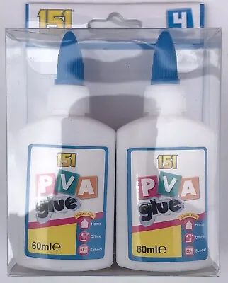£2.99 • Buy PVA Glue Bottles Washable Safe Glue Ideal School Craft Home Office NON Toxic