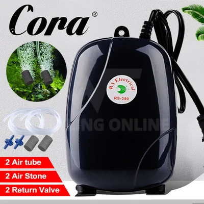 $21.80 • Buy Air Bubble Disk Stone Aerator Aquarium Fish Tank Pond Oxygen Pump HOT EA