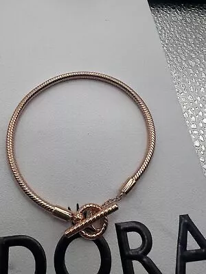 Pandora Rose Gold Bracelet 19cm • £11.62
