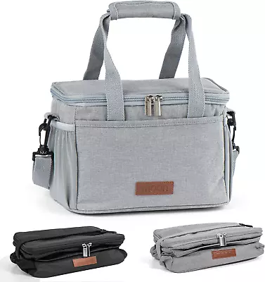 Moon Pack'd Lunch Bag With Bottle Holder - Insulated Cool Bags For Women Men - • £25.96