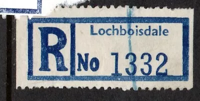 Scotland Island Of South Uist Lochboisdale  Registration Label • £1