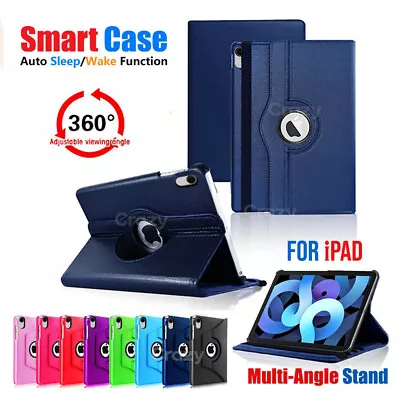 For IPad 9th 10th 7th 6th 5th Gen Air 1 4 5th Mini 2 4 6 Flip Leather Case Cover • $9.95