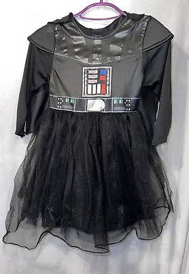 George Black Darth Vader Star Wars Dress Costume Age 5-6  World Book Day • £4.49