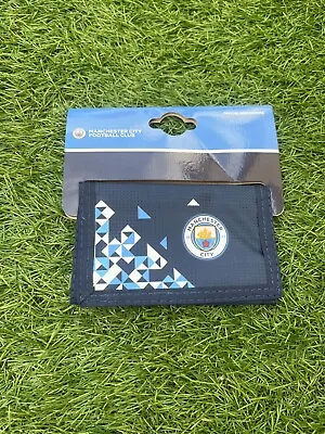 Official Manchester City FC Navy Particle Canvas Wallet BNWT • £7.99