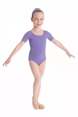 £7.99 • Buy Bloch Ballet Short Sleeve Round Neck Leotard, Lavender, 12, BNWT