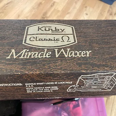 Vintage Kirby Classic  Miracle Waxer Accessories With Original Box • $75