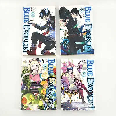 Blue Exorcist Manga Set Volumes 1-4 Kazue Kato Viz Media • $19.99