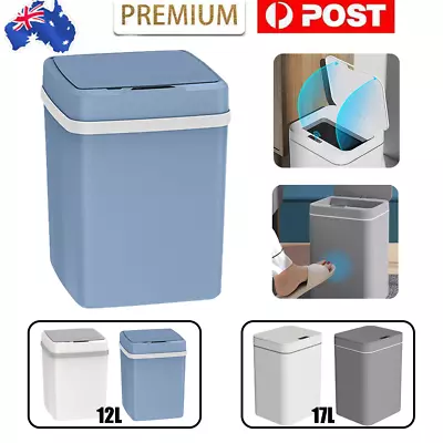 40L-12L Smart Trash Bin Automatic Motion Sensor Rubbish Waste Bin Basket Toliet • $28.90