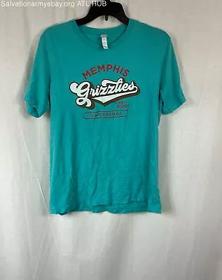 Memphis Grizzlies Teal T-Shirt (L) • $14.99