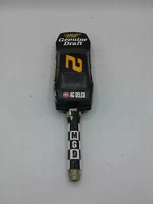 Beer Tap Handle Miller Genuine Draft #2 Rusty Wallace MGD Race Car NASCAR • $25