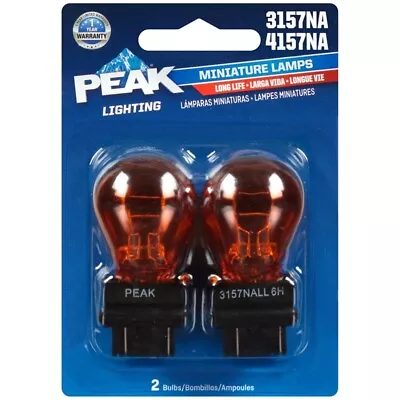 Peak 3157NALL-BPP Wedge Base S8 Shape 12.8V Automotive Miniature Lamp • $9.60