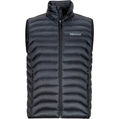 NWT MARMOT S Men's Full Zip Variant Hybrid Vest Black SALESFORCE Embroidered • $69.88