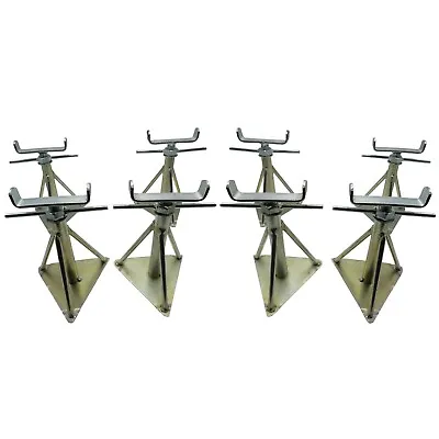 Static Caravan Axle Stands Medium X8 (Extra Wide Mobile Home Support 13  - 18 ) • $115.06