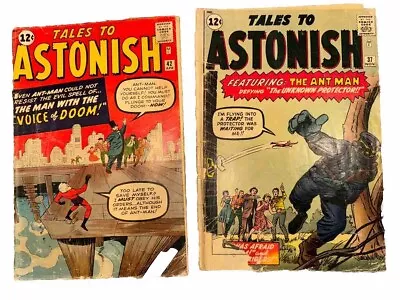 Vintage 1960s Tales Of Astonish #37 #42 Comic Book Lot • £178.40