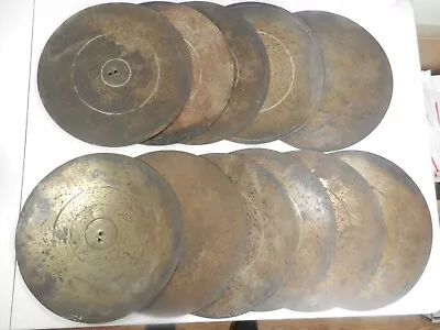 11 Antique Symphonion 34.5 Cm Music Discs (13 5/8 ) • $220