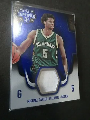 2015-16 Totally Certified Michael Carter-Williams Jersey #/99 - PWE .95 Shipping • $1.95