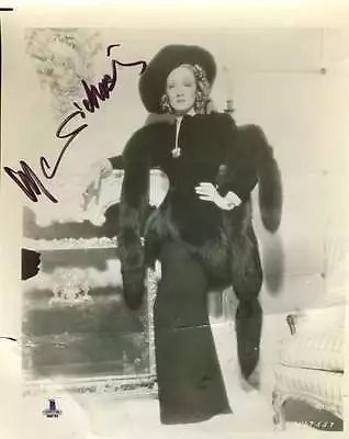Marlene Dietrich Bas Beckett Authentication Coa Signed 8x10 Photo Autograph • $168.99