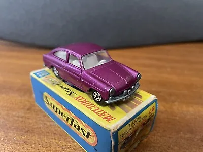 Matchbox Superfast #67 Volkswagen 1600TL - Purple - Boxed • $30.45