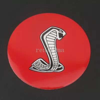 RED Car Steering Wheel Panel Trim Emblem 3D Snake For Mustang SHELBY 2015-23 • $13.60